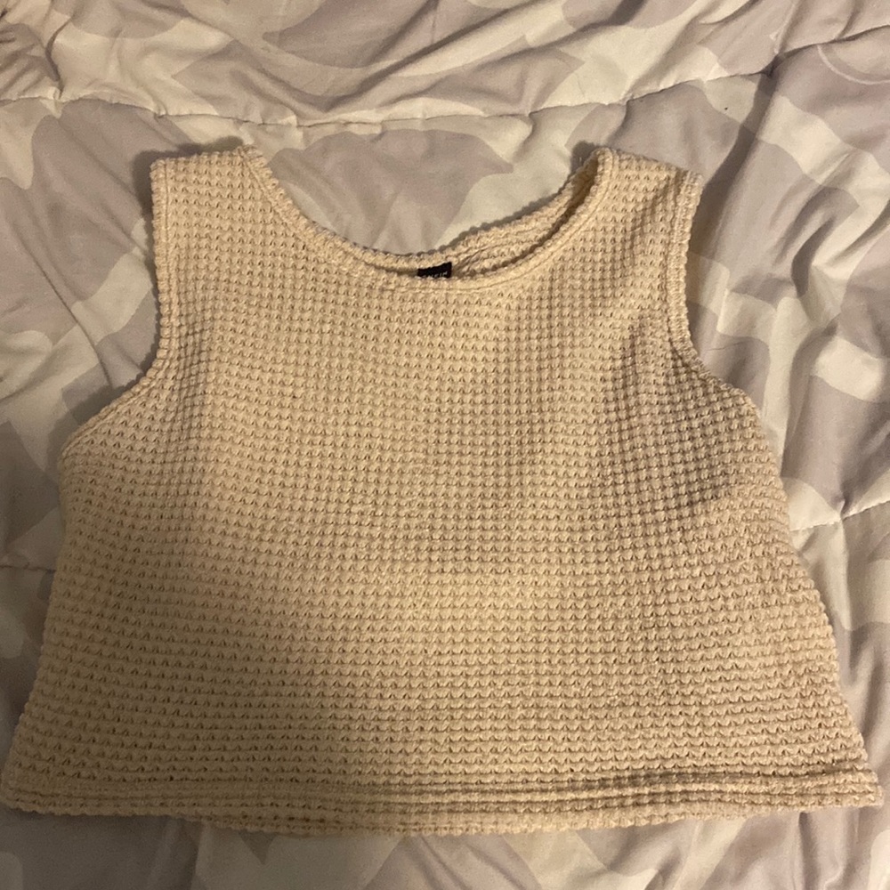 Textured Knit Tank Top